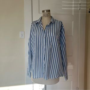 Madewell Oversized Striped Button Down